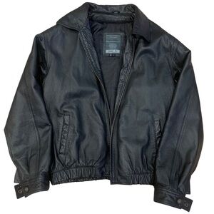 VTG Sergio Vadducci Black Leather Jacket